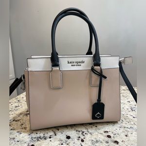 Kate Spade New York Cameron Medium Satchel: Warm Beige Multi